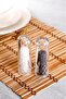Agave 2 Pieces Glass Salt and Pepper Shakers Set – Salt Shaker and Pepper Shaker - 4