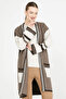 Knitwear Long Cardigan - Brown - Milk Brown