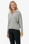 Polo Neck Knitwear Sweater with Pockets - Light Gray - 3