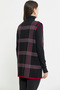 Full Needle Double Color Wool Knitwear Vest - Black - 6