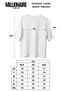 Men's Blue Earth Oversize Fit Loose Wide Fit Loose Cut T-Shirt - 3