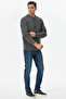 Half Fisherman Buttoned Knitwear Cardigan - Dark Gray - 3