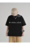 Black Billie Eilish Poster Picture Front/Rear Printed Oversize Unisex T-Shirt -Minga London - 2