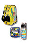 Licensed Yellow Leon Kindergarten Bag, 4 Compartment Lunch Box and 500 ml Water Bottle, 3-Piece School Set - 2