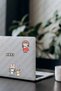 Transparent 14 Sheets Cute Girls Sticker Set - Notebook Laptop Phone Water Bottle Sticker - 7