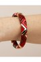 Porcelain Coated Three Color Triangle Elastic Bracelet - 3