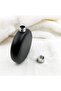 Stainless Steel Round Themed 8 oz Flask - 5