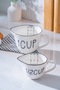 2 Li Porcelain 250/500 ml Measuring Cup & Glass - 3