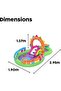9'8" X 6'3" X 54"/2.95M X 1.90M X 1.37M Sing 'N Splash Play Center - 3