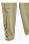 Cotton High Waist Cargo Pocket Detail Short Jogger Pants - 6