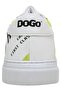 Women's Vegan Leather White Sneakers - New York Ticket Design - 7