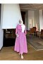 Poplin Flower Brooch Dress 32-4017 - 6