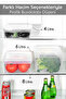 6-Piece Storage Container Set with Lids - Organizer Container for Fruits, Vegetables, and Food 2X(4-6-8) Liters - 2