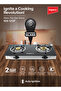 IGS 1212F 2 Burner LP Gas Stove Toughened Glass Top Blue Flame Spill Tray Ergonomic Knobs - 3