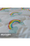 7-Piece Baby Crib Sleeping Set, Dreamy Rainbow Skies Cot Set, Size: 70 x 130 cm - 4