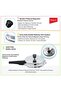 5 Litres Pressure Cooker - Norma 5, Aluminium With Outer Lid Stove Compatible Quick Heating, Silver - 5