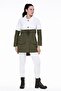 Long Sleeve Flannel Hazal Autumn And Winter Jacket Khaki Hk
