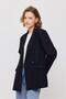 Black Double Button Pocket Flap Jacket 3882 - 2