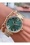 Steel Cord 3 Atm Waterproof Women's Wrist Watch + Bracelet with Gift - 5