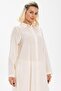 Edanur Şile Cloth Seasonal and Summer Tunic Cream Krm - 3