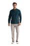 Long Sleeve Slim Fit Şile Fabric Single Pocket Men's Summer Shirt Dark Petrol 3069 - 6