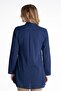 Women's Şile Bezi Hakim Collar Summer Tunic Purple Purple - 2