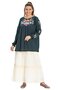 Long Şile Cloth Lace Summer Skirt Cream Cream - 7