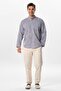 Long Sleeve Shiled Cloth Single Pocket Prevailing Collar Men's Summer T-shirt Melted Purple Krcmr - 5