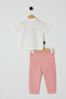 U.S. Polo Assn Baby Girl White Set - 3