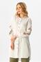 Long Sleeve Deck Shirt Collar Summer Muslin Tunic White Byz - 6