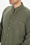 Long Sleeve Şile Cloth Judge Collar Single Pocket Men's Summer Shirt Khaki 3049 - 3