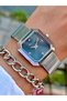 Steel Cord 3 Atm Waterproof Women's Wrist Watch + Bracelet with Gift - 2