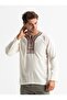 Long Sleeve Sile Cloth Crew Neck Ethnic Men's Summer T-shirt Cream Red - 4