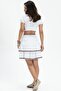 Şile Bezi Latin Mini Summer Skirt White Byz - 3