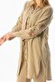 Long Sleeve Deck Shirt Collar Summer Muslin Tunic Mink Vzn - 4