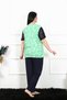 Fashion Line Women's 5Xl-6Xl-7Xl-8Xl Large Size Short Sleeve Pajamas Suit 75004 - 4