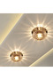 3W Warm white Aisle Flush LED Ceiling Lamp Living Room Crystal Corridor Aisle Lights LED Ceiling Lig - 2