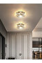 3W Warm white Aisle Flush LED Ceiling Lamp Living Room Crystal Corridor Aisle Lights LED Ceiling Lig - 7
