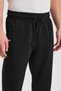 Black-Navy Blue-Anthracite Men's Zippered Pocket Embroidery Detailed Straight Leg Relaxed Cut Casual 3-Piece Tracksuit - 6