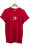 Turkey Kökbörü Gray Wolf and Anka Bird Wolf Printed 100% Cotton Regular Fit Crew Neck T-Shirt