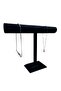 Suede Coated Black Color 30/40 cm Long Necklace - Rosary Display Stand