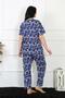 Fashion Line Women's 5Xl-6Xl-7Xl-8Xl Large Size Short Sleeve Pajamas Suit 75010 - 4