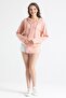 Long Sleeve Hooded Women's Summer Muslin Sweatshirt Powder Pdr - 5