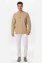 Halikarnas Long Sleeve Violet Button Detailed Men's Summer Tshirt Vizon Vzn - 5