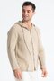Long Sleeve Men's Hooded Summer Muslin Sweatshirt Mink Vzn - 4