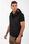 Regular Men's Hooded Black-Tan Vest - 4
