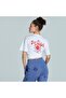 تي شيرت نسائي للتدريب برسومات مريحة من ESS FLORAL BACK - 7