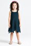 Strappy Voile Emel Summer Children's Dress Petrol Ptrl