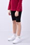 95% Cotton 3-Piece Girls' Leggings Set - Long, Capri and Shorts Models in Black - 4
