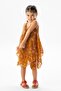 Aphrodite Voile Summer Children's Dress Dark Mustard 6202